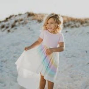 Short Sleeved High Low Dress